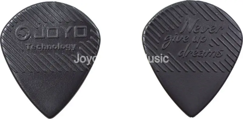 Оранжевый/черный 40 шт. Нескользящие джазовые гитарные медиаторы Joyo Heavy 1 4 мм