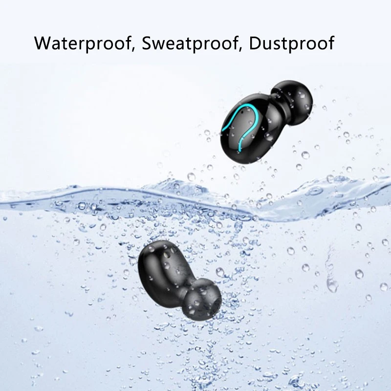 3D стерео звук Bluetooth V5.0 наушники портативные TWS Беспроводные сенсорные вкладыши с