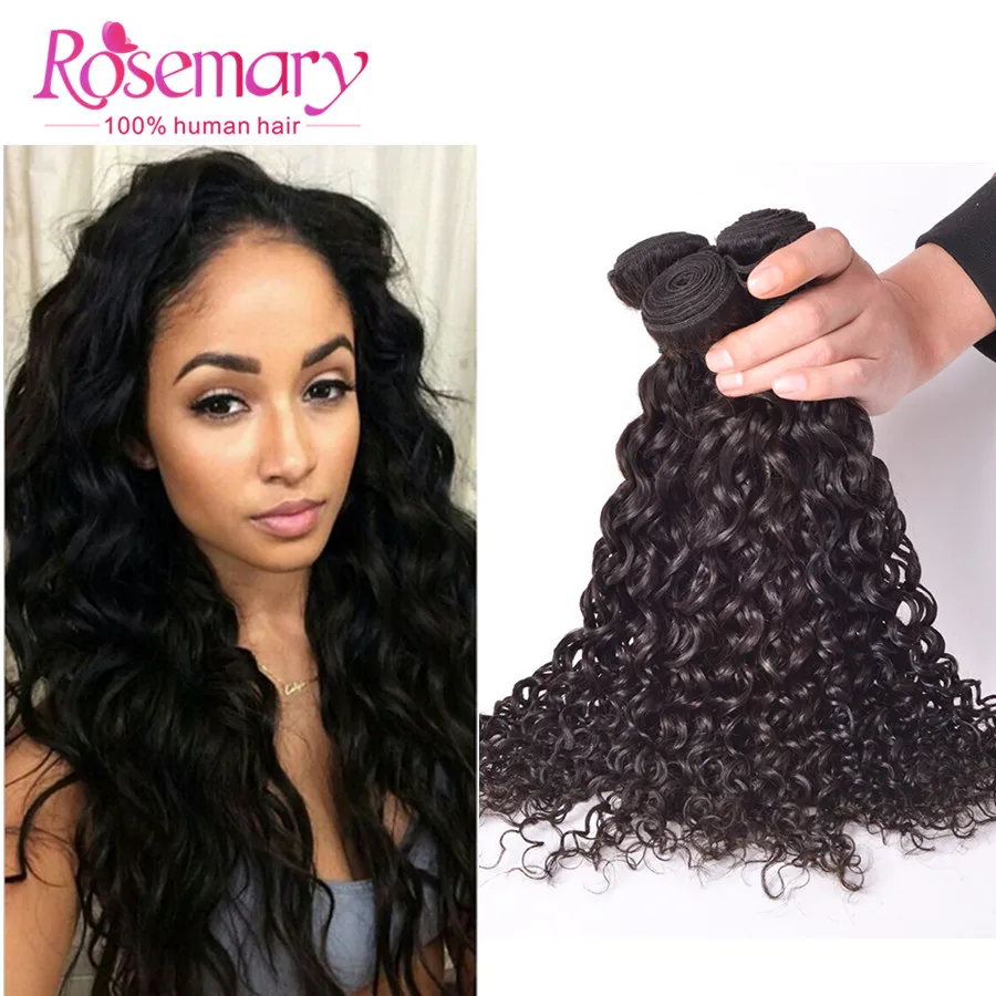 7А Необработанные Девственные Волосы Перуанский Естественная Волна 4 Связки