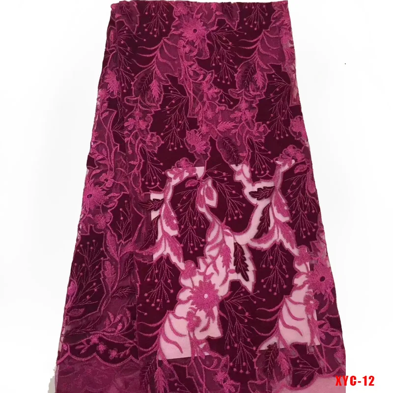 

Solid colors natural pure VELVET Guipure lace fabric,Crinkle pleated handmade for blouse,dress,skirt f181206