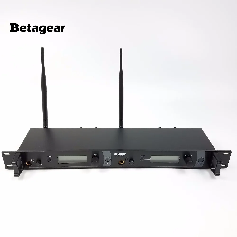 저렴한 Betagear SR2050 개인 모니터 시스템 7 수신기 바디 팩 인 이어 모니터 및 수신기 시스템, 무대 공연 스튜디오 장비