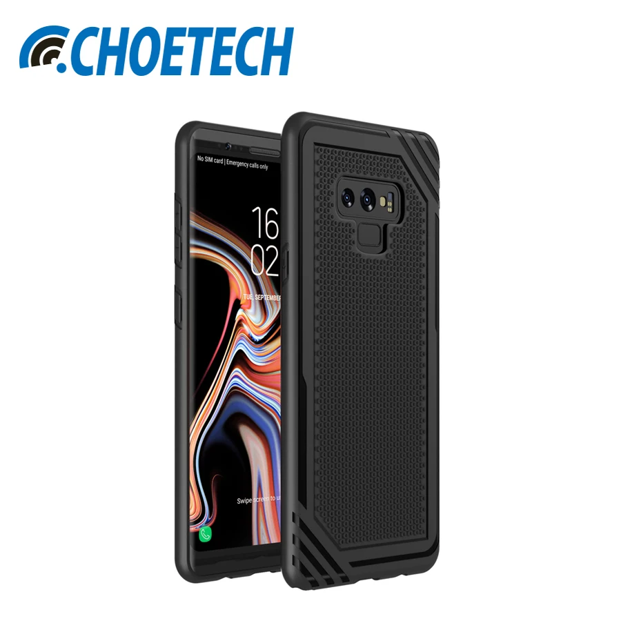 CHOETECH чехол для телефона Galaxy Note 9 всего тела Премиум ТПУ тонкая рукоятка Дизайн