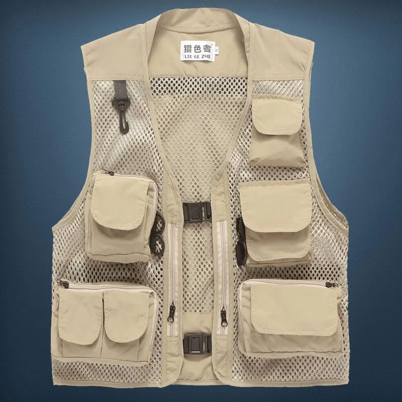 Короткий жилет с несколькими карманами для рыбалки альпинизма съемная
