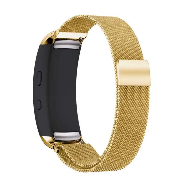 Магнитный ремешок из нержавеющей стали для samsung gear Fit 2 Watch часов Миланский Galaxy Fit2
