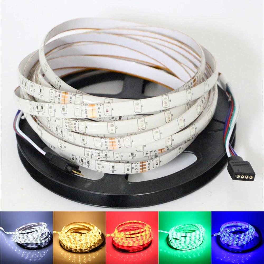Светодиодный ленточный светильник 12 В 2835/3528 smd 1 м 5 60 светодиодов/м ip65