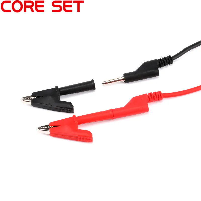 1 пара зажим типа крокодил для штекера банан 2000 в 8 А 15 4 мм|alligator clips|alligator clip 4mmbanana plug