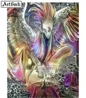 Квадратнаякруглая Алмазная роспись дракона абстрактная животная 3d Алмазная Вышивка Смола мозаика для украшения дома живопись