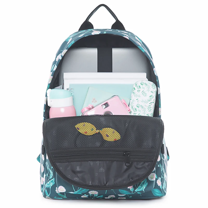 Новый бренд женский рюкзак с цветочным принтом для девочек подростков 2019 Mochila