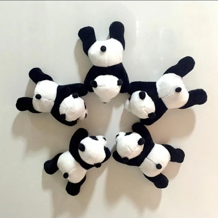5pcs Китайская панда, наклейка на холодильник, милая кукла, декоративная наклейка, s магниты на холодильник, специальные рождественские подарки для детей, домашние Мультяшные украшения 05403 - Цвет: 5pcs