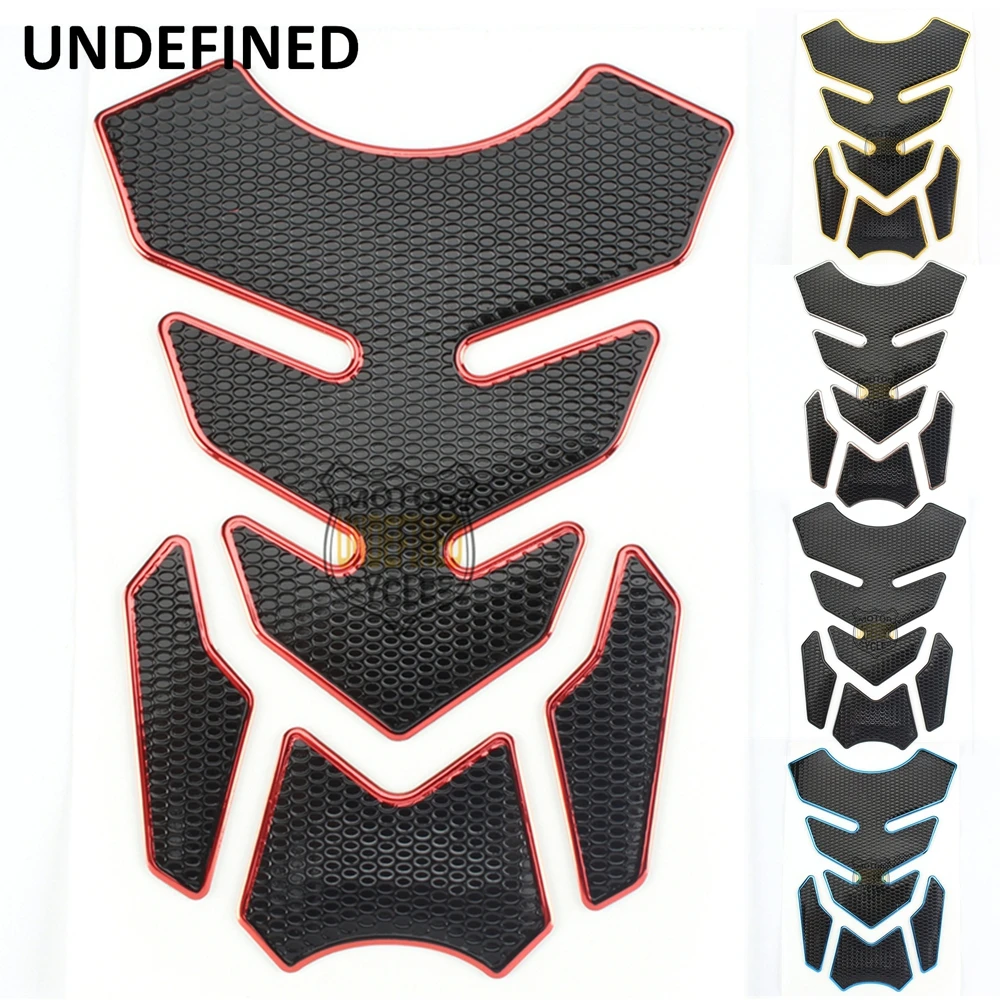 

3D Motorcycle Gas Fuel Tank Pad Sticker Decals Protector For Honda Kawasaki Suzuki YFZ Bandit 600 650Racing Universal