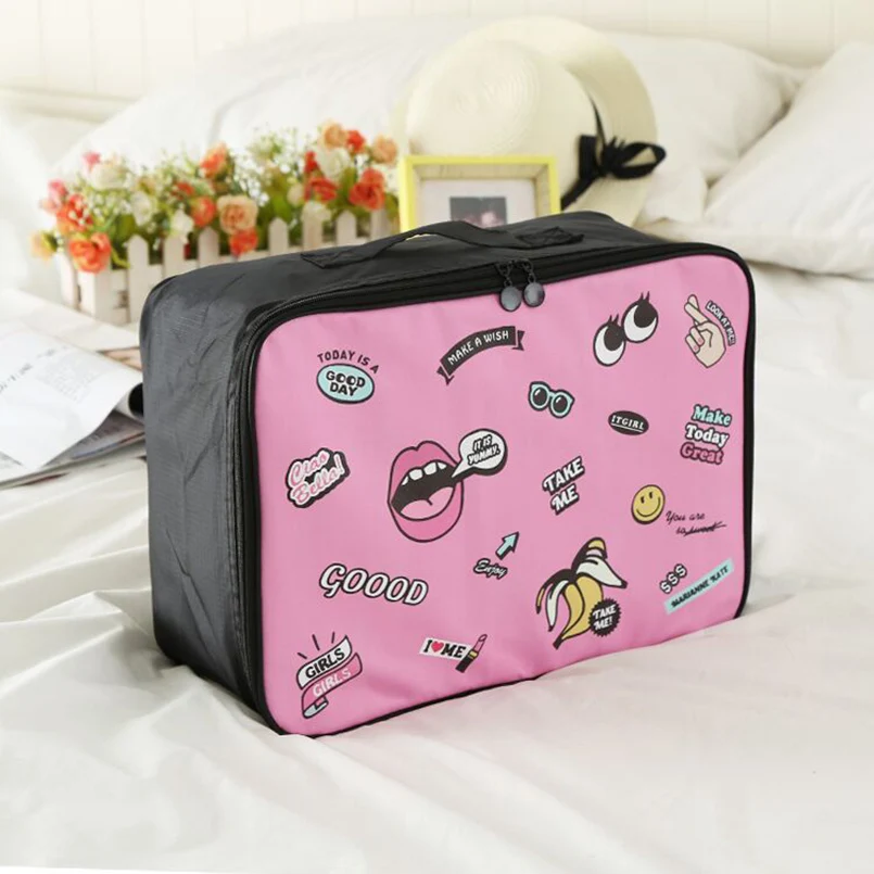 Polyester travel bag package bags women zip lock storage closet organizer garment | Дом и сад