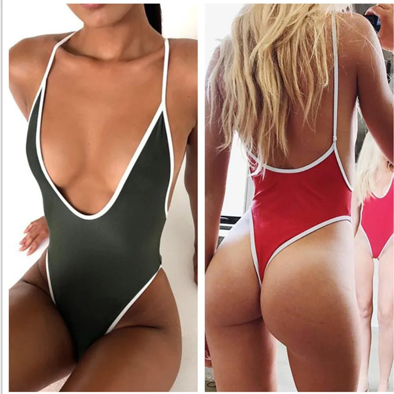 

Thong Swimwear Biquinis Women Swimsuit One-Pieces Stroj Kapielowy Micro Trikini Banador Mujer Badpak Dames Bikini Maillot Femme