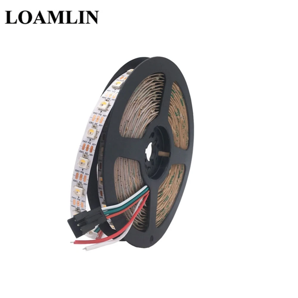 5 м 10 SK6812 RGBW светодиодный светильник Colorfulx1 RGB Led музыкальный контроллер DC5V