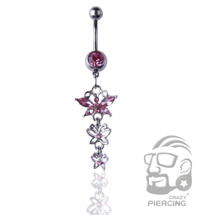 1 шт. Новое поступление висячее кольцо на пупок пирсинг пупка модное Ювелирное