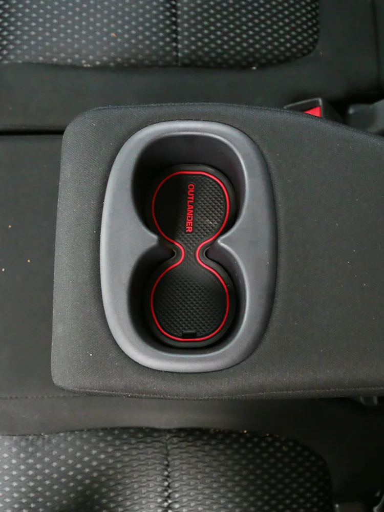 Для Mitsubishi Outlander 2016 2017 2018 2019 слот для ворот Коврик Нескользящие чашки коврики