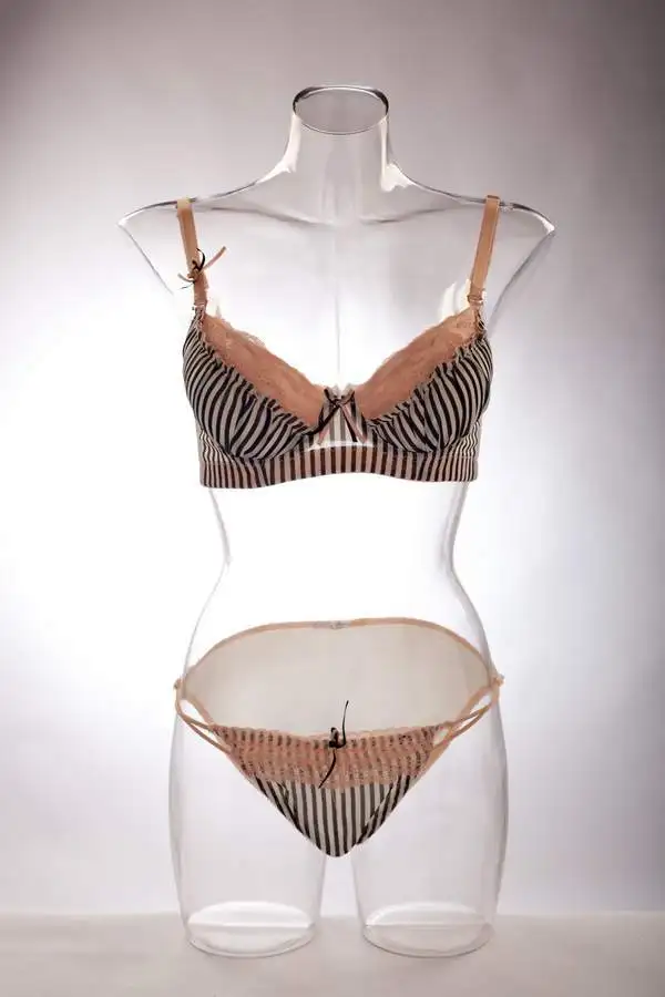 Бесплатная доставка! Высококачественный женский прозрачный манекен торс