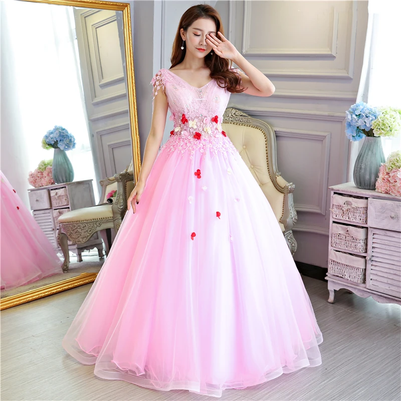 Свадебные Длинные вечерние платья Vestido De 15 Anos Cap рукава Кружева открытая спина