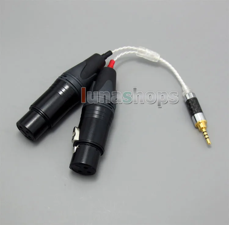 

TRRS 2,5 мм сбалансированный 3pin XLR Женский аудио серебряный кабель для IRIVER AK240 AK320 AK240ss LN004955