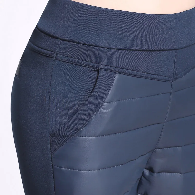 Women Winter Thermal Down Cotton Pants Outdoor Light Windproof Hiking Camping Trekking Skiing Large Size 6XL Trousers | Женская одежда