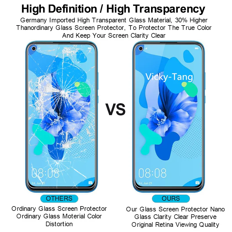 2.5D 9H Защита экрана для huawei p20 lite 2019 закаленное стекло на телефон защитная пленка