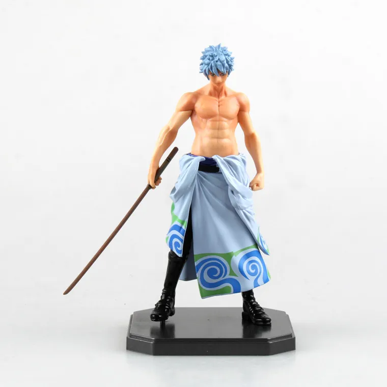 HKXZM фильм фигурка 17 см Серебряный Soul Gin Tama Gintama Sakata Gintoki Brinquedos ПВХ игрушки Brinquedo