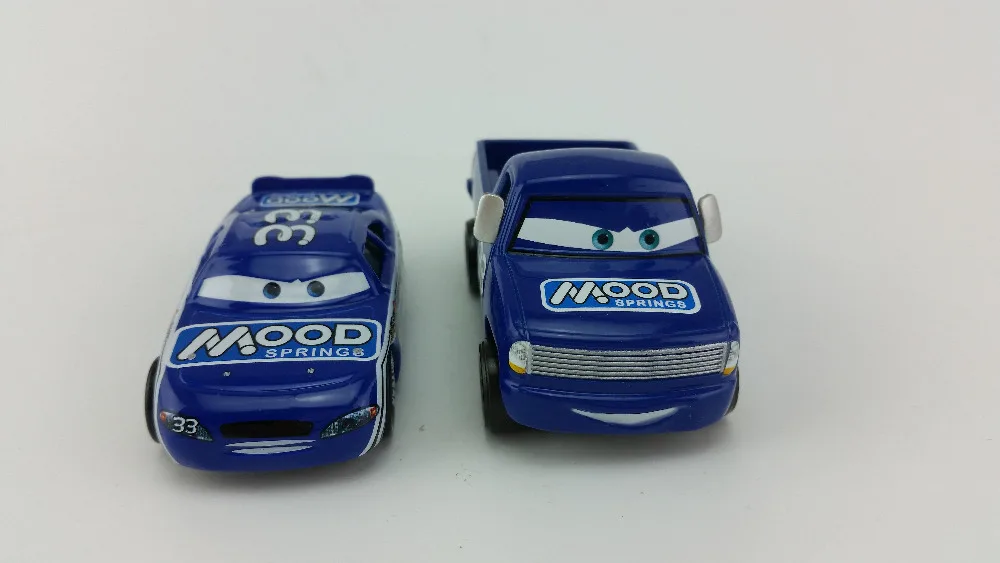 Дисней Pixar Cars No.33 Mood Spring пикап и автомобиль металлический литой игрушечный 1:55