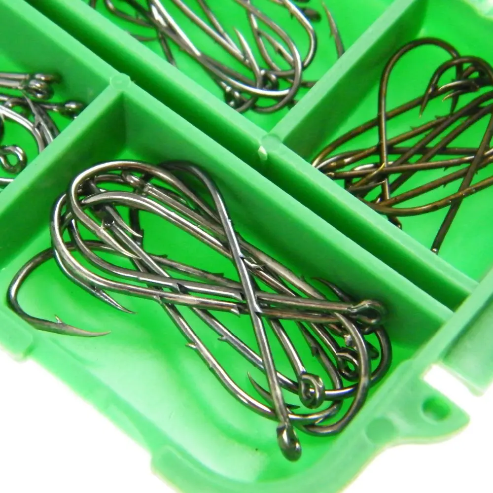 100 шт./компл. черный Карп рыболовные крючки рыболовный крючок колючая Приманка