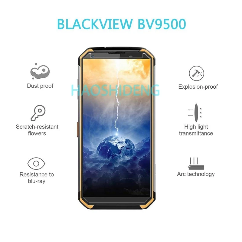 2 шт./партия закаленное стекло для Blackview BV9500 Защитное экрана 2.5D 9 h 5 7