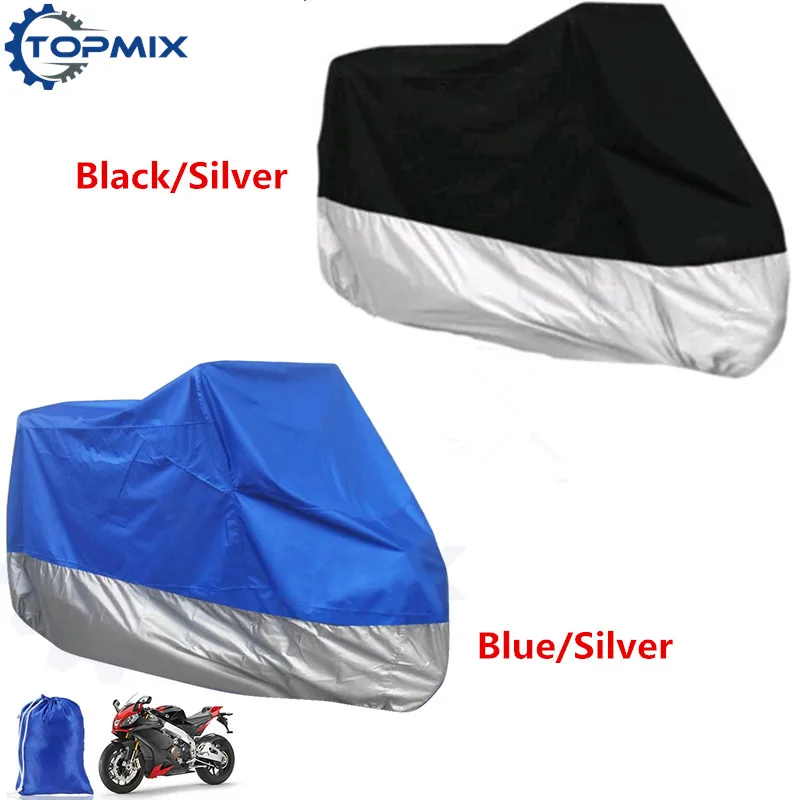 

L/XL/XXL/XXXL 180T Rain Dust Motorcycle Cover Outdoor UV Waterproof Scooter Motorbike Cover Fit for Honda