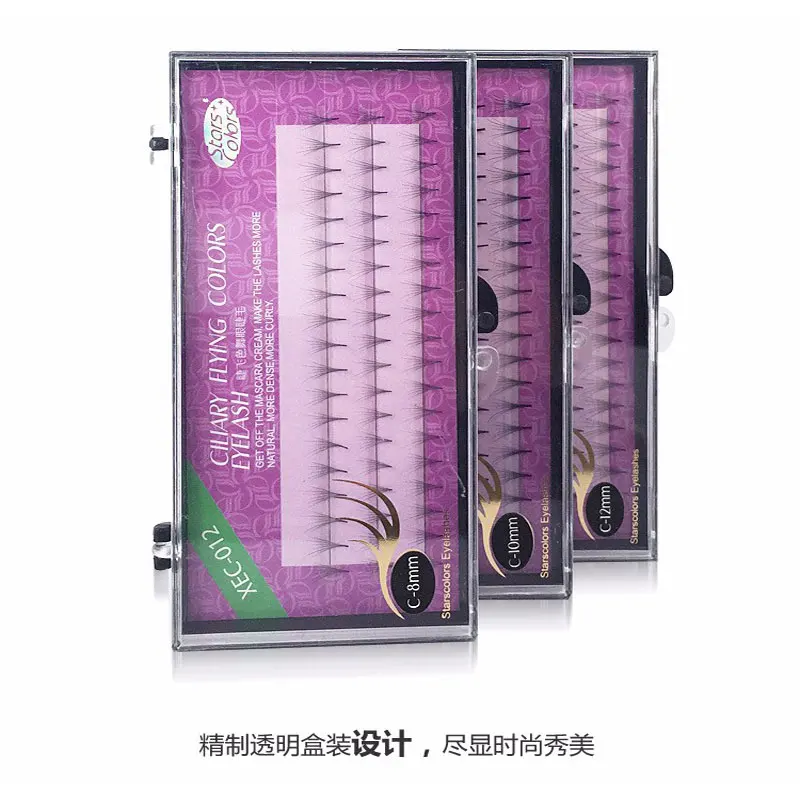 Натуральные ресницы 6d Easy fans искусственная норка аутоматические цветущие