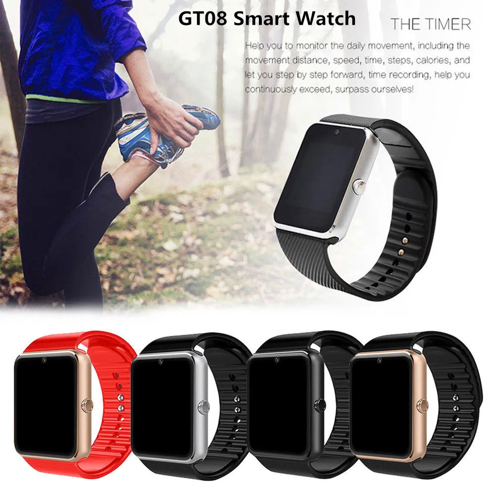 Timethinker GT08 Смарт часы для мужчин Bluetooth Вызов женские умные Relogio 2G GSM sim-карта с