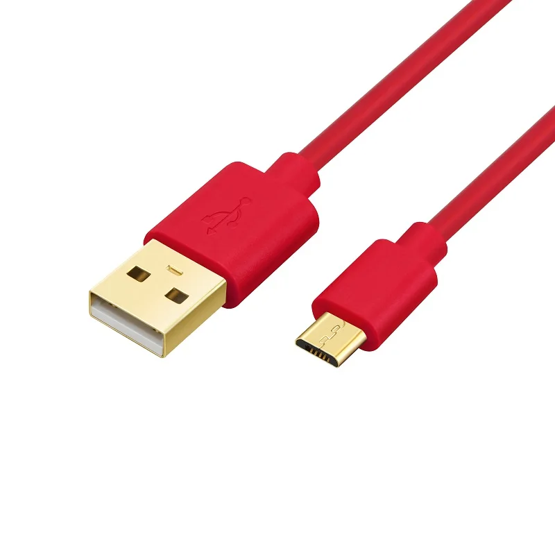 10 шт./лот Micro USB 0,3 м 1 м 1,5 м 2 м 3 м Быстрая зарядка USB кабель для передачи данных для samsung huawei Xiaomi LG Andriod кабели для мобильных телефонов - Цвет: red