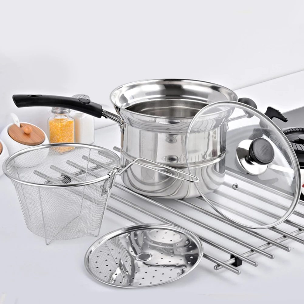 Набор кастрюль из нержавеющей стали ollas de cocina Пароварка panela для приготовления пищи кухонные горшки суп Кастрюля Сковорода для кассероле кухни kochtopf