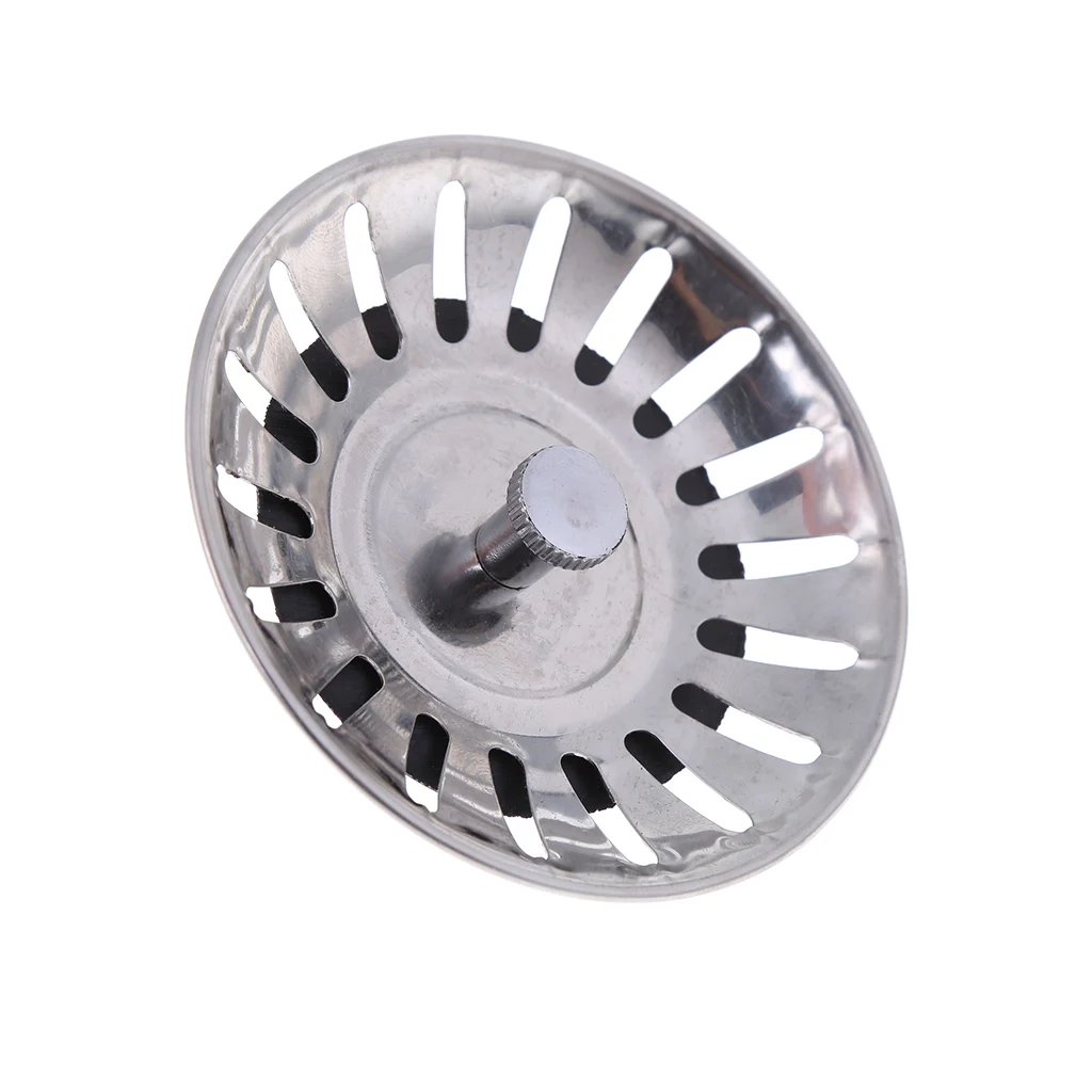 

New Kitchen Sink Strainer Stopper Cover Stainless Steel Bathroom Basin Hair Catcher Trap Floor Waste Plug Sink Filtre