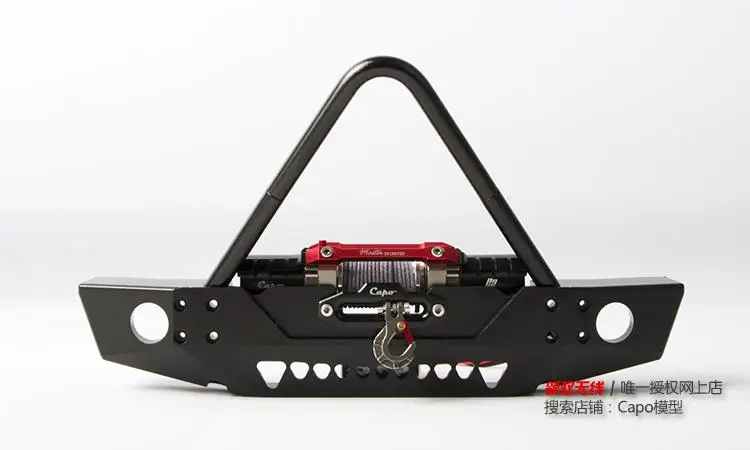 Передний металлический бампер CAPO C2 1/10 CD15823 JK Wrangler Jeep JKMAX WRANGLER May для SCX10 Proline Body TRAXXAS