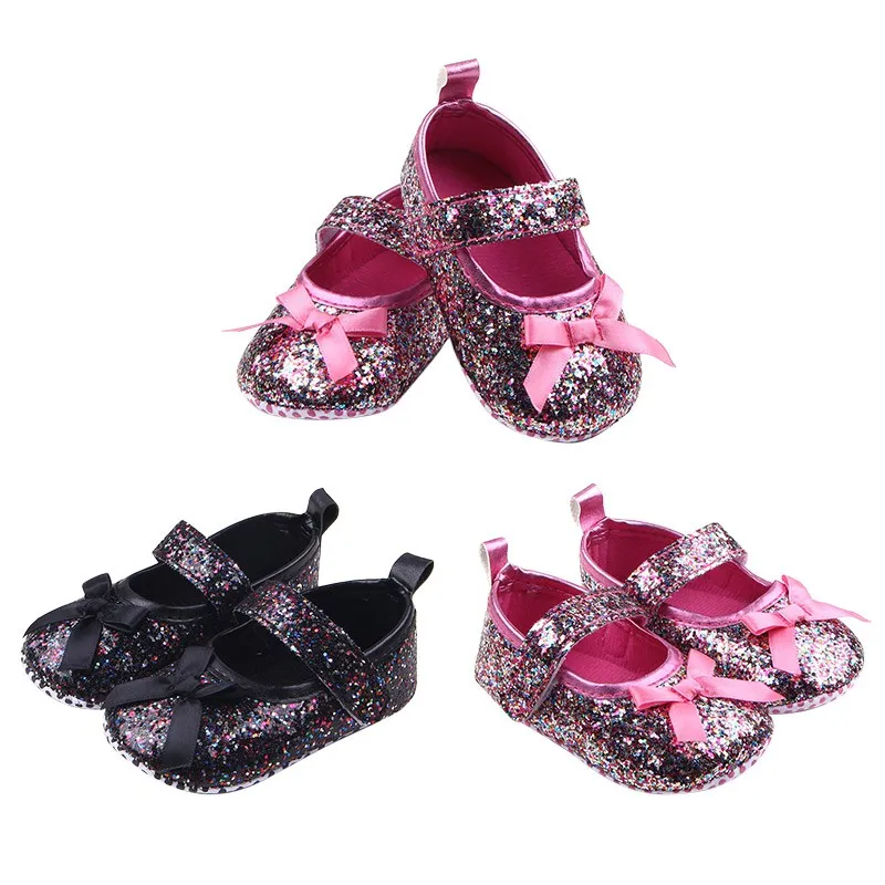 Шикарная мягкая подошва для девочек обувь малышей Модная хлопковая маленьких