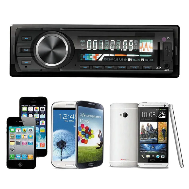 2018 Горячая продажа Bluetooth стерео аудио в тире FM Aux вход приемник SD USB MP3 радио