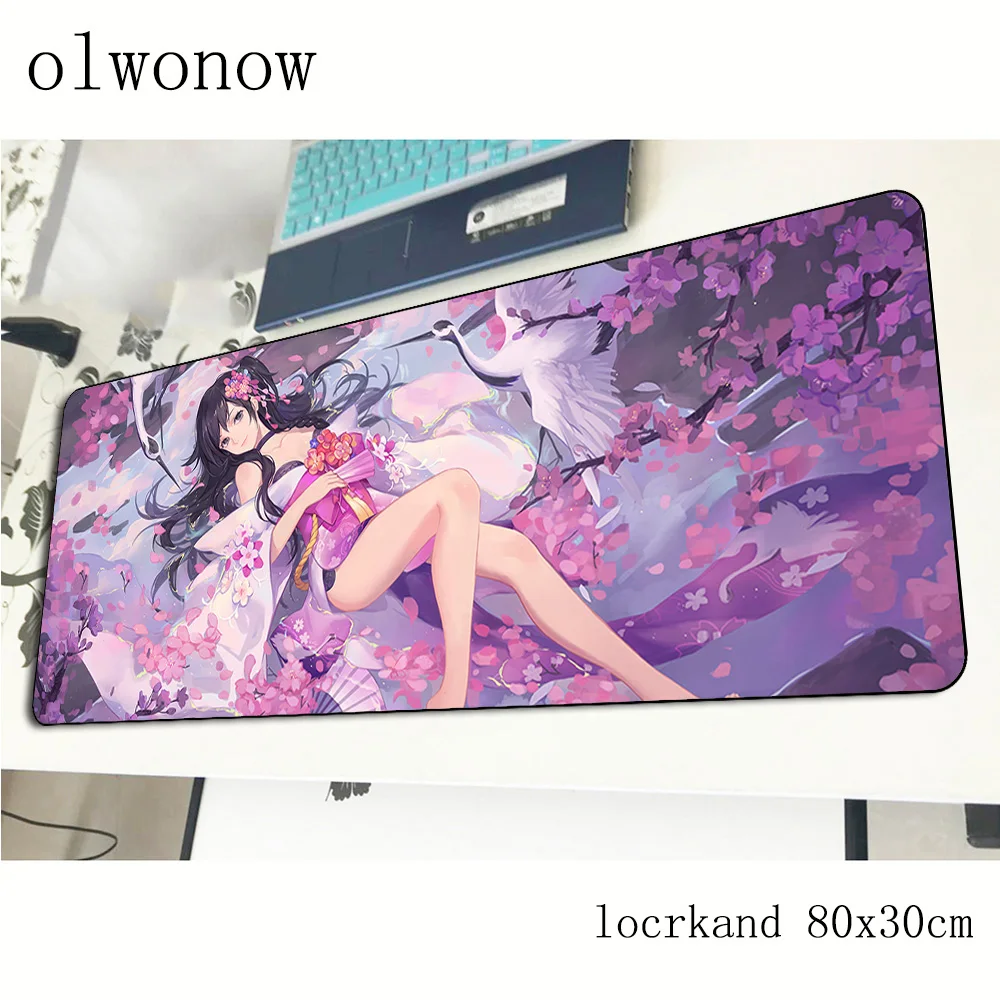Новое поступление Аниме Коврик для мыши с изображением настоящей 800x300x2 мм