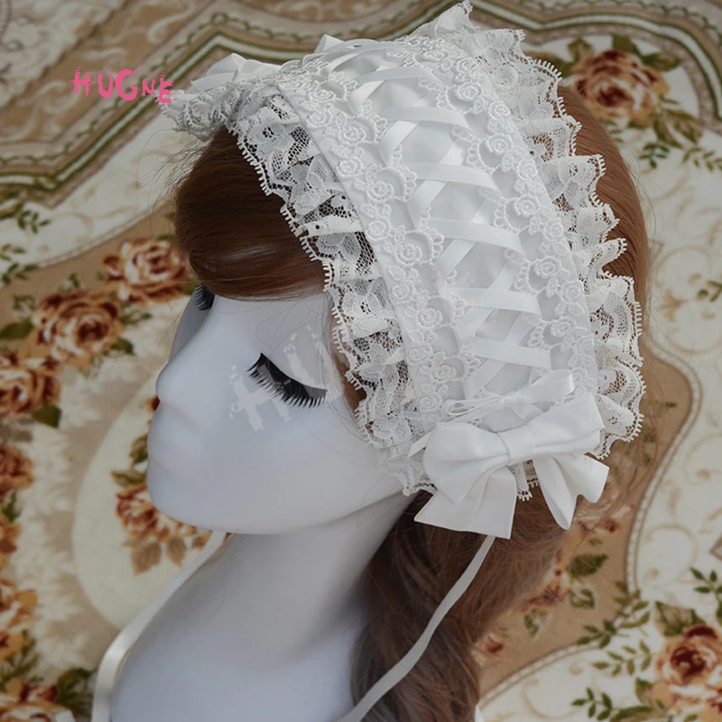 

Sweet New Lolita Lace Headband Pink/Blue/White/Black