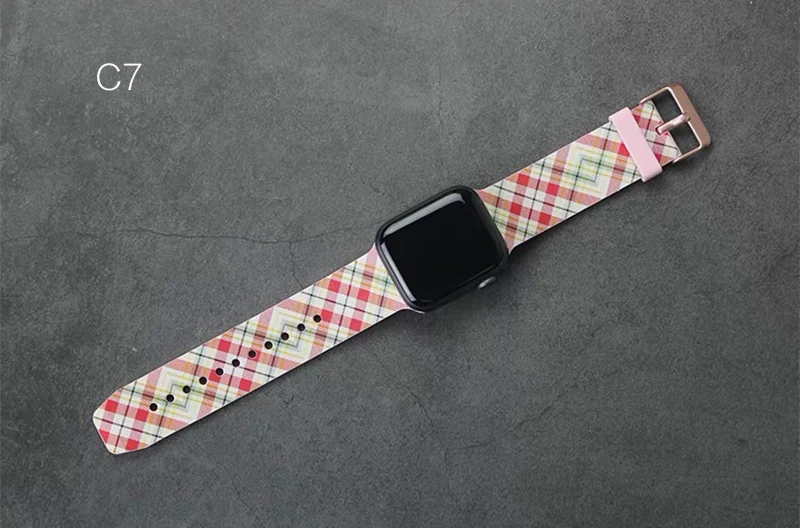 Граффити стиль силиконовый мягкий ремешок для Apple Watch 1 2 3 4 5 ремешок 38 мм 40 мм 42 мм 44 мм ремешок SmartWatch спортивный силиконовый наручный браслет