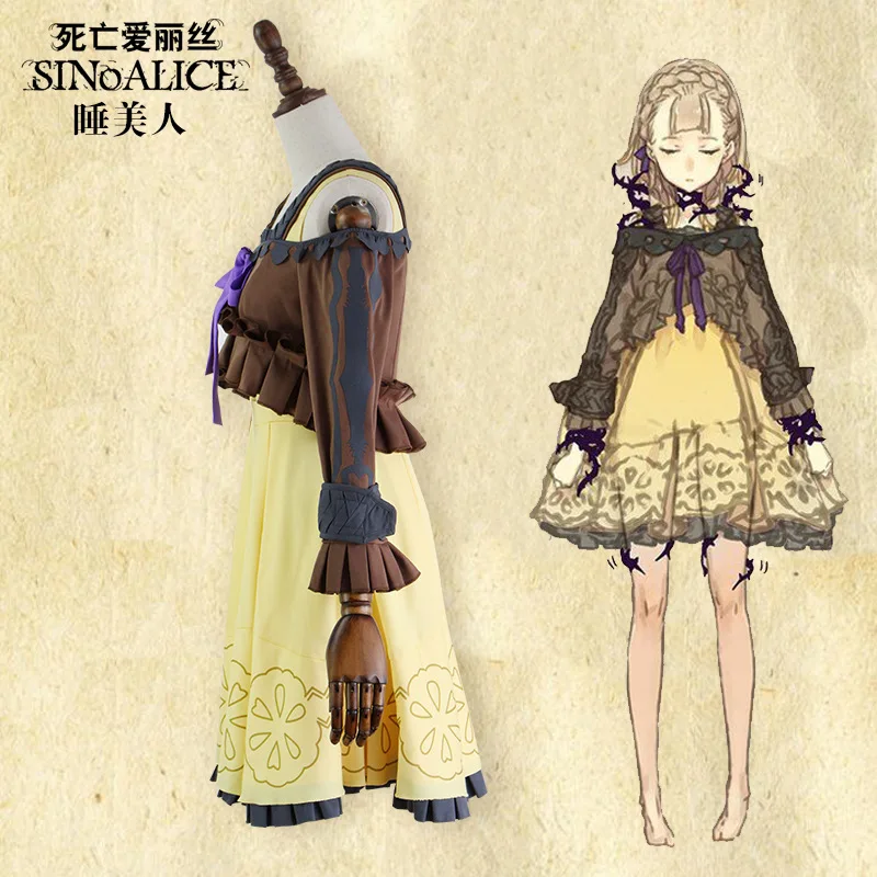 Костюмы на Хэллоуин SINoALICE спальный Красота Маскарадный костюм Золушки японского