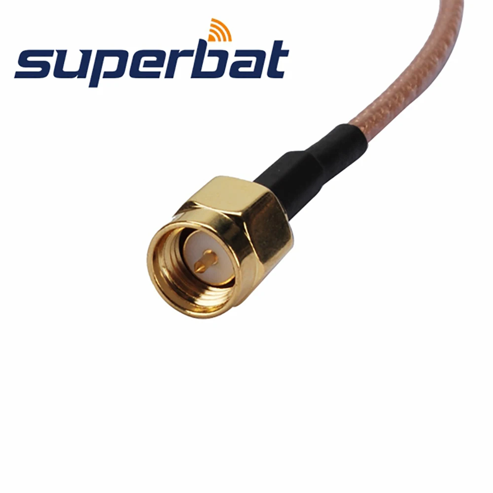 Superbat Универсальный коаксиальный кабель Fakra C с разъемом SMA папа RG316 15 см RF|sm plug| |