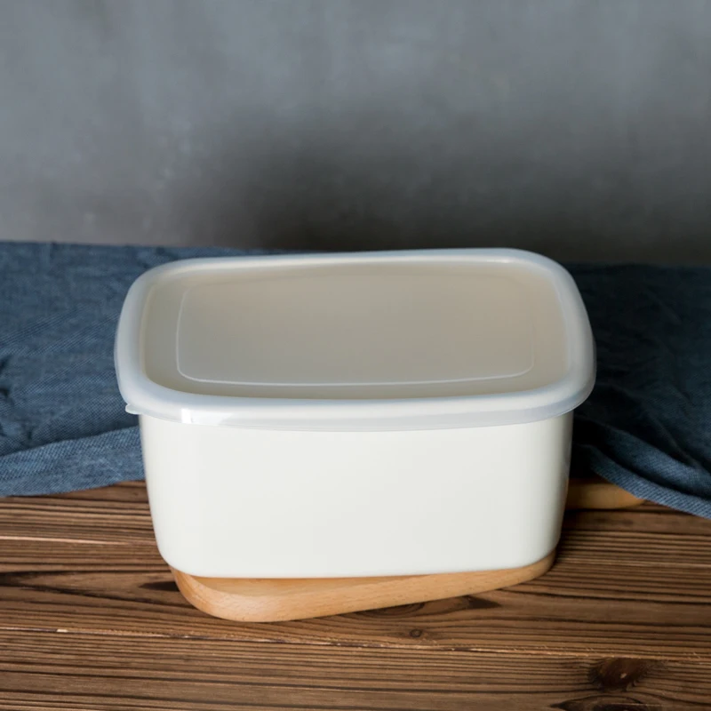 Фарфор в японском стиле эмалированная вместительная коробка для сохранения