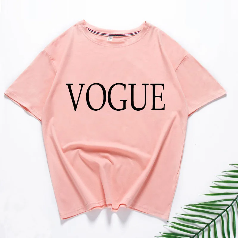 Gkfnmt плюс размер M 2XL Harajuku летняя футболка женская Мода VOGUE печатная Футболка Топы