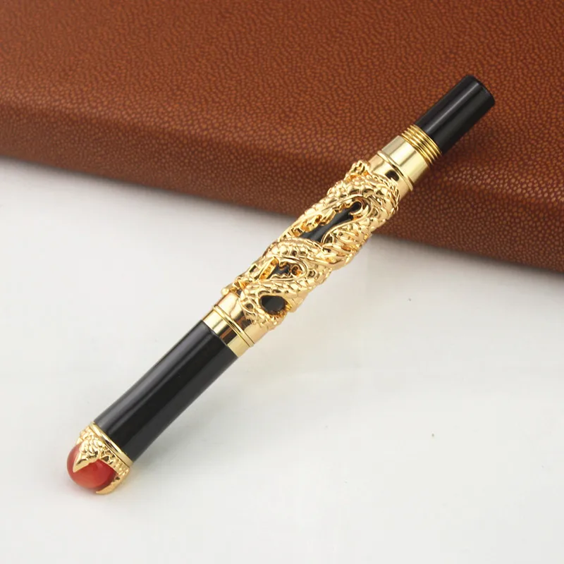 Винтажная Шариковая ручка Jinhao Dragon King зеленые украшения с металлическим