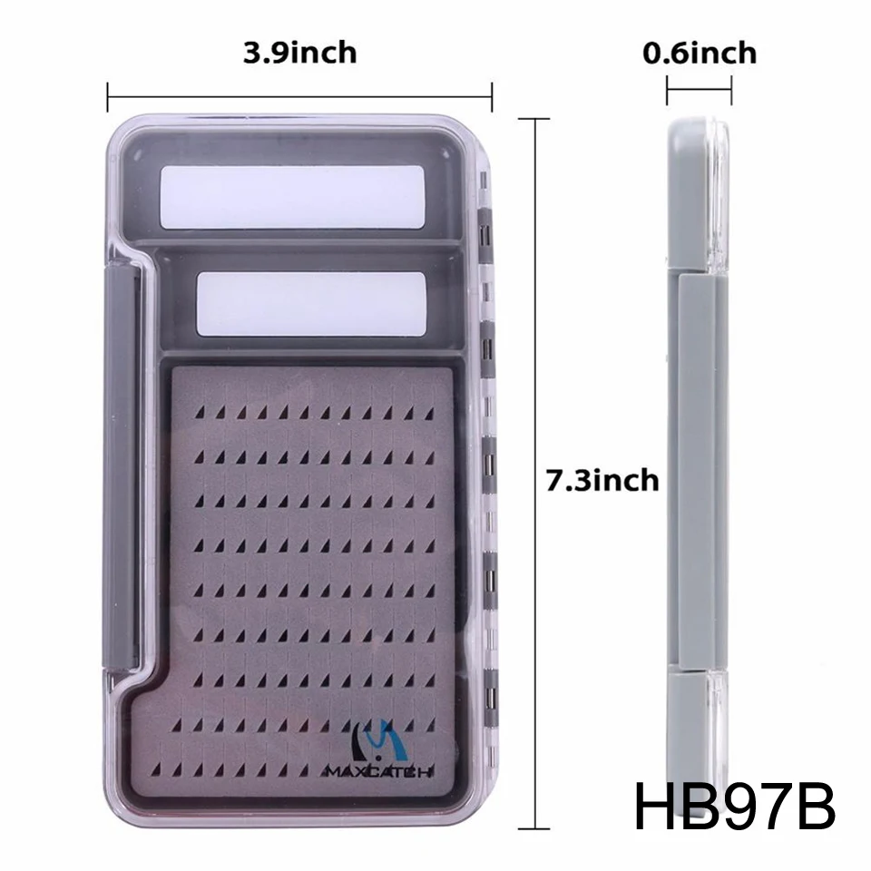 Maximumcatch Fly Box тонкий водонепроницаемый легко держать/прорезать пенопластовая