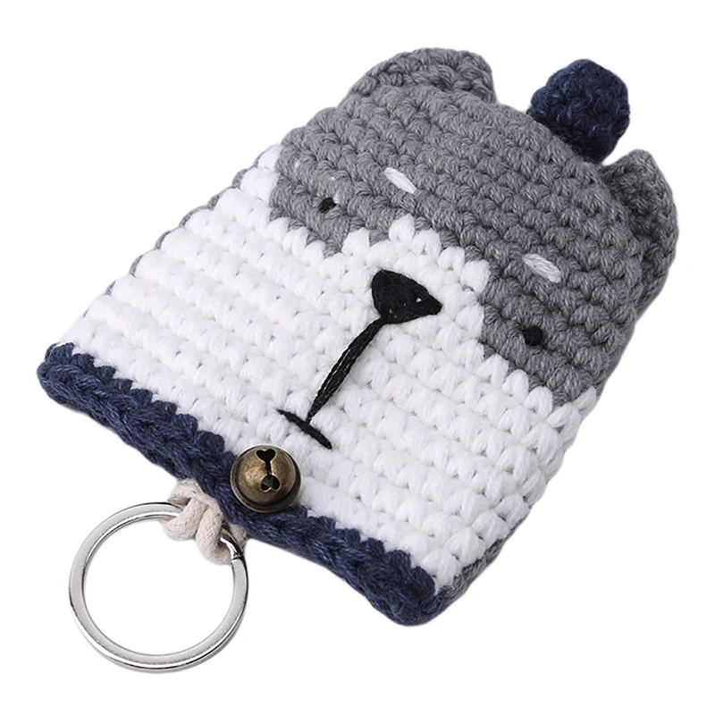 

Hand-woven Portable Key Holder Dog Key Bag Housekeeper Large Capacity Key Wallet Portable Storage Bag For Key Organizer