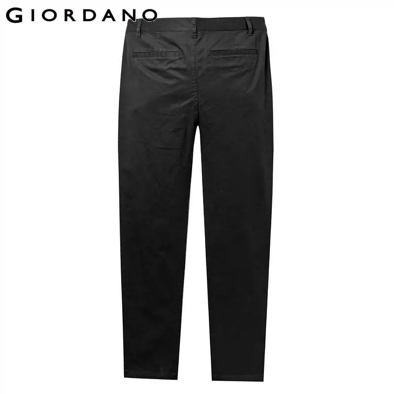 Giordano тонкие стрейчевые брюки на низкой талии выполненные из натурального хлопка