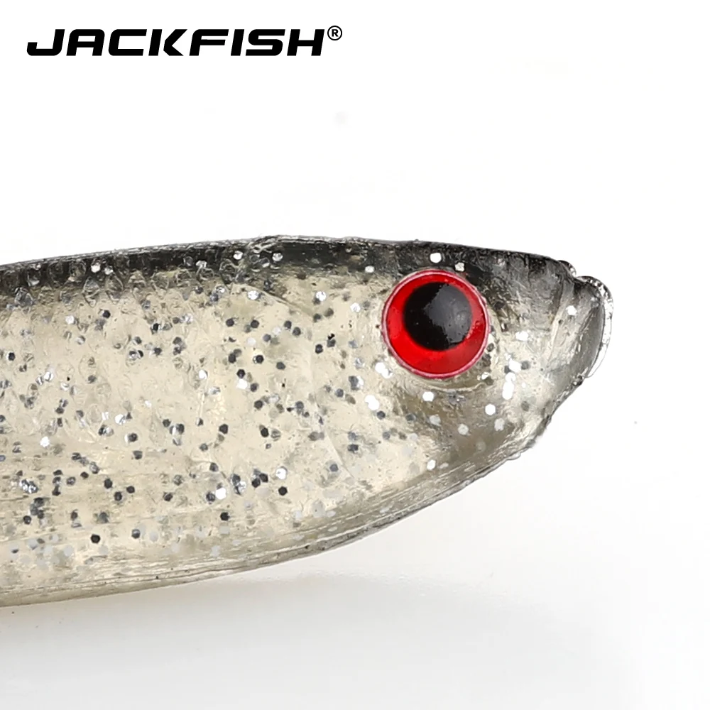 JACKFISH мягкая Рыболовная Приманка 10 шт./лот прозрачная Мягкая приманка плавающие