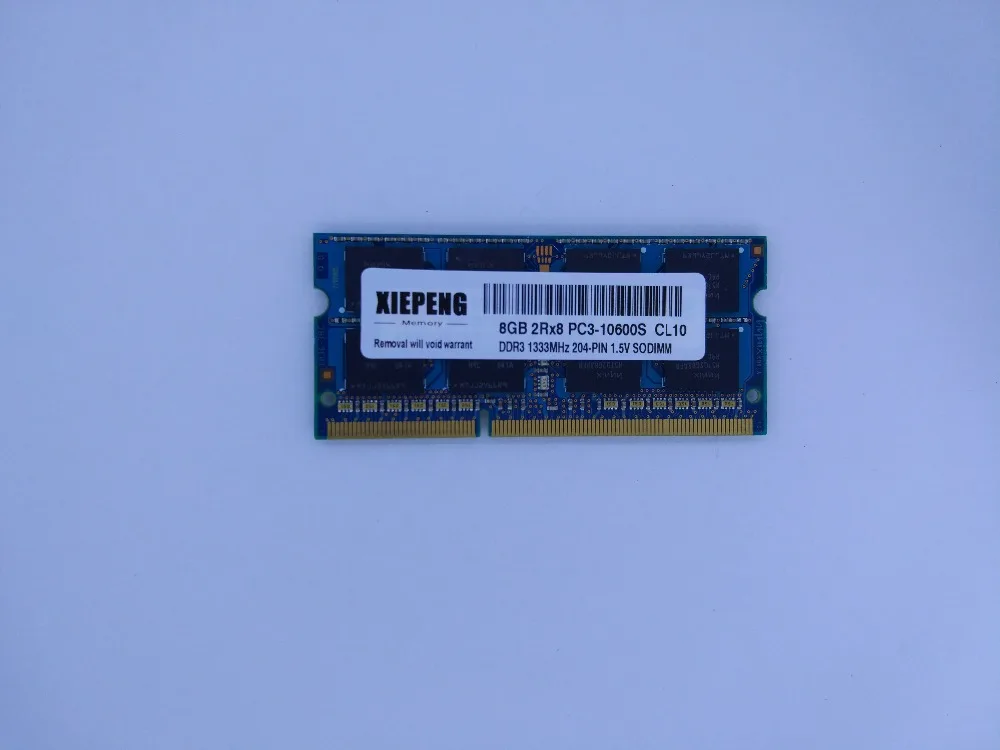 Оперативная память для ноутбука 8 ГБ 2Rx8 1066 МГц DDR3 1333 4G pc3 10600 204 PIN SODIMM|Оперативная